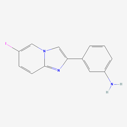3-（6-碘代咪唑[1,2-a]吡啶-2-Yl）苯胺,CAS 866018-05-5,「源叶」I1477842-10mg