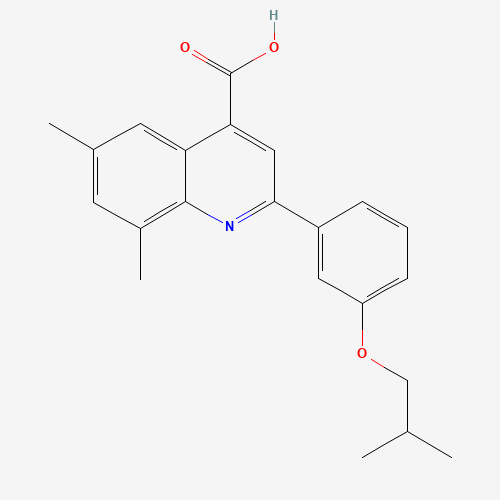 异丁氧基苯基-羧酸(C22H23NO3),CAS 588674-05-9,「Fluorochem」I1531475-5g