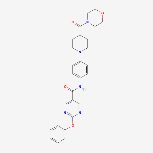 吗啉基羰基-嘧啶甲酰胺(C₂₇H₂₉N₅O₄),CAS 927878-49-7,「阿拉丁」N16040067-10mg