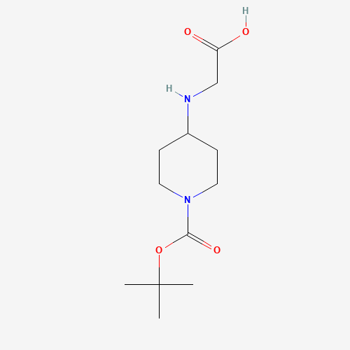 4-（羧甲基氨基）-哌啶-1-羧酸叔丁酯,CAS 1154101-11-7,「Fluorochem」C18970405-500mg