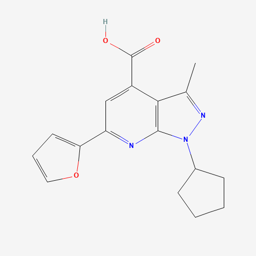 环戊基_羧酸(C17H17N3O3),CAS 937598-61-3,「Fluorochem」C19616676-1g