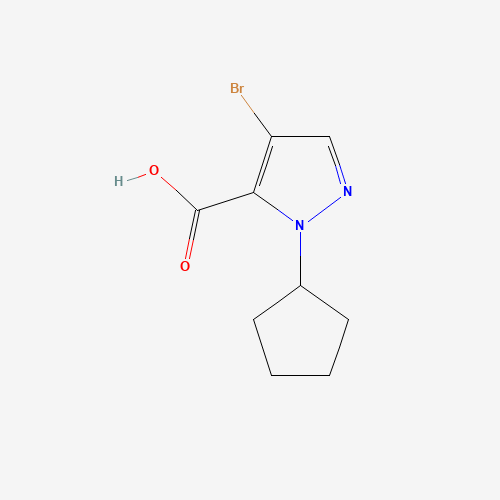 4-溴-1-环戊基-1H-吡唑-5-羧酸,CAS 1006494-04-7,「Fluorochem」B19619910-1g