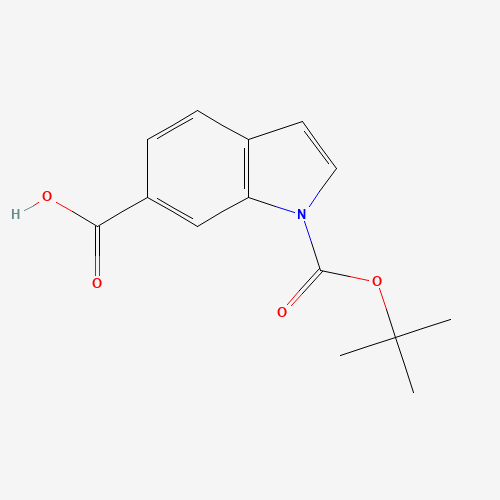 1-（叔丁氧羰基）-1H-吲哚-6-羧酸,CAS 208772-42-3,「Fluorochem」T22344502-5g