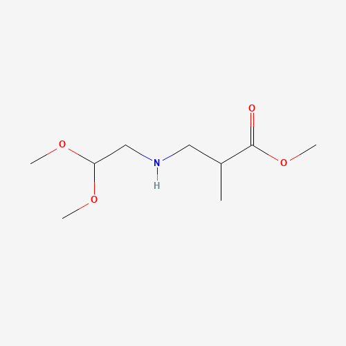 二甲氧基乙基-甲基丙酸甲酯(C9H19NO4),CAS 1221346-16-2,「Fluorochem」M23573238-10g