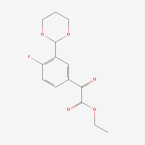 二恶烷-氟苯甲酰基乙酯(C14H15FO5),CAS 951888-37-2,「Fluorochem」E24722261-1g