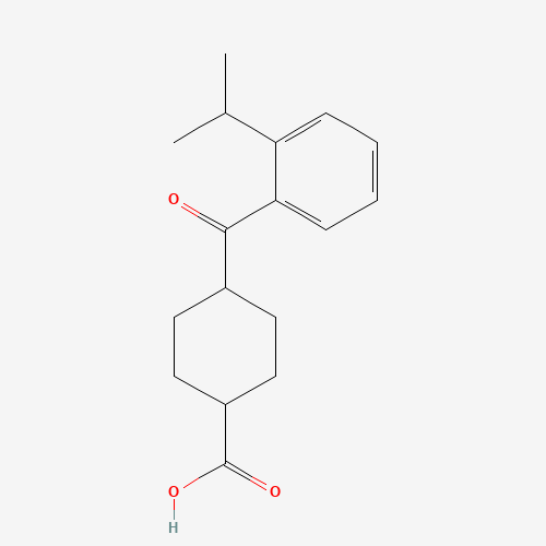顺-4-（2-异丙基苯甲酰基）环己烷羧酸,CAS 735270-18-5,「Fluorochem」C24722485-1g