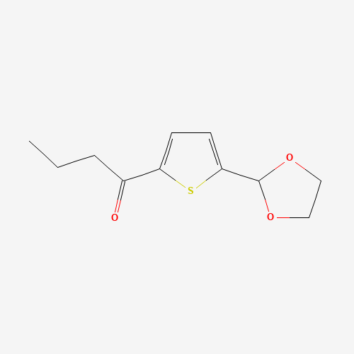 二氧杂环己烷-噻吩丙基酮(C11H14O3S),CAS 898771-84-1,「Fluorochem」D24723433-5g