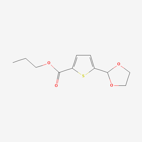 二氧杂环-噻吩甲酸丙酯(C11H14O4S),CAS 898772-11-7,「Fluorochem」P24723445-5g