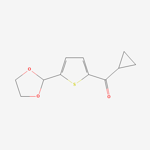 环丙基_噻吩酮(C11H12O3S),CAS 898772-50-4,「Fluorochem」C24723455-5g