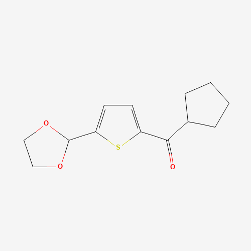 环戊基_噻吩酮(C13H16O3S),CAS 898772-54-8,「Fluorochem」C24723457-5g