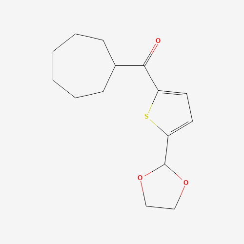 二氧杂环-噻吩酮(C15H20O3S),CAS 898772-58-2,「Fluorochem」C24723459-1g