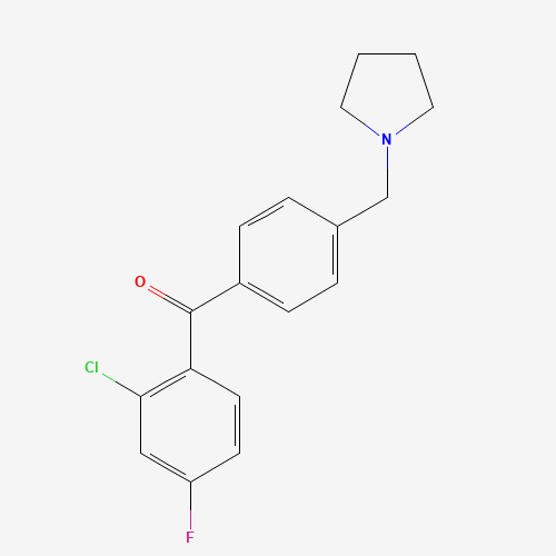 2-氯-4-氟-4'-吡咯烷甲基二苯甲酮,CAS 898776-73-3,「Fluorochem」C24724362-5g