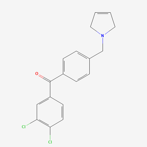 吡咯_丙酮(C18H15Cl2NO),CAS 898764-69-7,「Fluorochem」D24724653-5g
