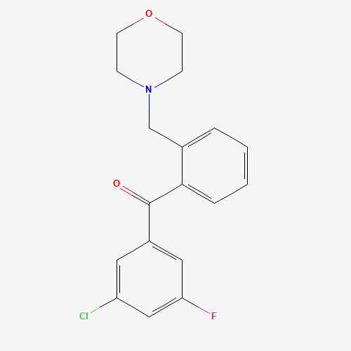 3'-氯-5'-氟-2-吗啉甲基二苯甲酮,CAS 898750-92-0,「Fluorochem」C24725159-2g