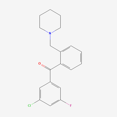 3'-氯-5'-氟-2-哌啶甲基二苯甲酮,CAS 898773-61-0,「Fluorochem」C24725213-1g