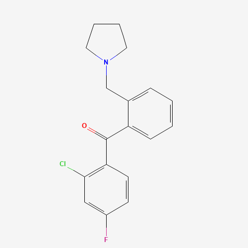 2-氯-4-氟-2'-吡咯烷甲基二苯甲酮,CAS 898774-87-3,「Fluorochem」C24725269-5g