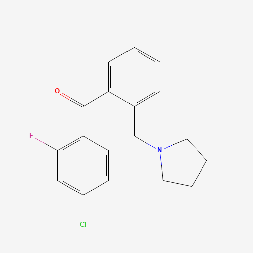 4-氯-2-氟-2'-吡咯烷甲基二苯甲酮,CAS 898774-91-9,「Fluorochem」C24725271-5g