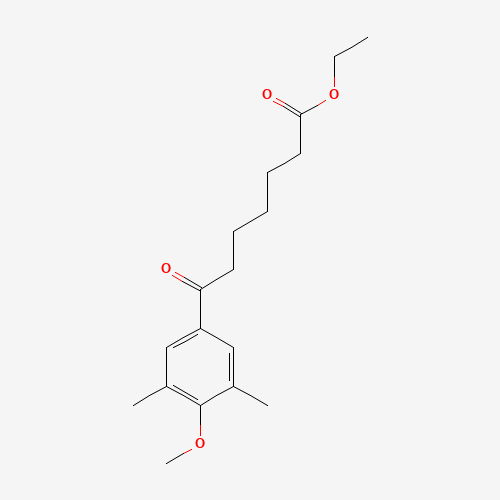 甲氧基苯基-氧庚酸乙酯(C18H26O4),CAS 898751-10-5,「Fluorochem」E24727309-5g