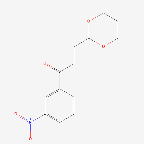 二氧杂-硝基二苯甲酮(C13H15NO5),CAS 898786-21-5,「Fluorochem」D24727835-5g