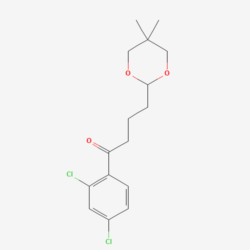二甲_酮(C16H20Cl2O3),CAS 898756-88-2,「Fluorochem」D24727955-1g