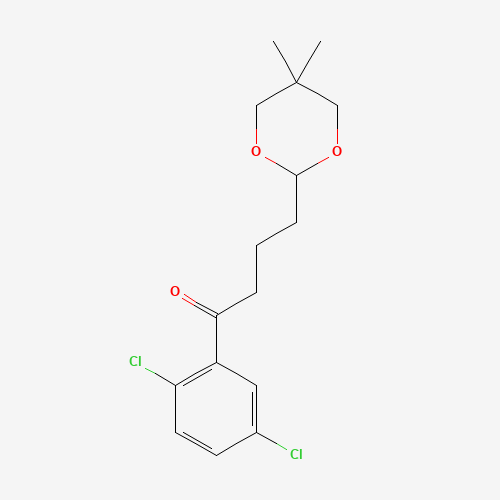 二甲_酮(C16H20Cl2O3),CAS 898756-93-9,「Fluorochem」D24727958-1g