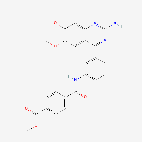 喹唑啉-氨基甲酸甲酯(C26H24N4O5),CAS 947620-48-6,「源叶」M24864553-50mg