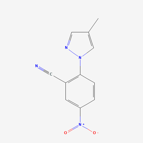吡唑-硝基苯甲腈(C11H8N4O2),CAS 1119391-10-4,「Fluorochem」M25219398-1g