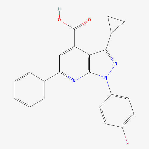 吡啶_羧酸(C22H16FN3O2),CAS 1011397-43-5,「Fluorochem」C25247534-1g