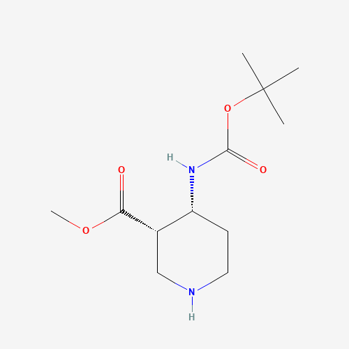 顺式-4-Boc-氨基哌啶-3-羧酸甲酯,CAS 1217684-50-8,「Fluorochem」C27281837-5g