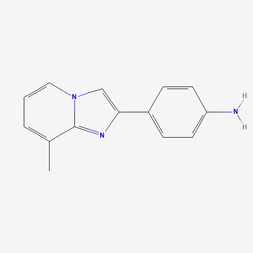 4-（8-甲基咪唑并[1,2-a]吡啶-2-Yl）苯胺,CAS 365565-88-4,「源叶」M2771077-1g