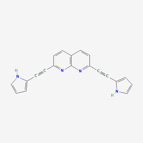 2,7-双-（1H-吡咯-2-基）乙炔基-1,8-萘啶,CAS 467435-64-9,「源叶」B29974401-2mg