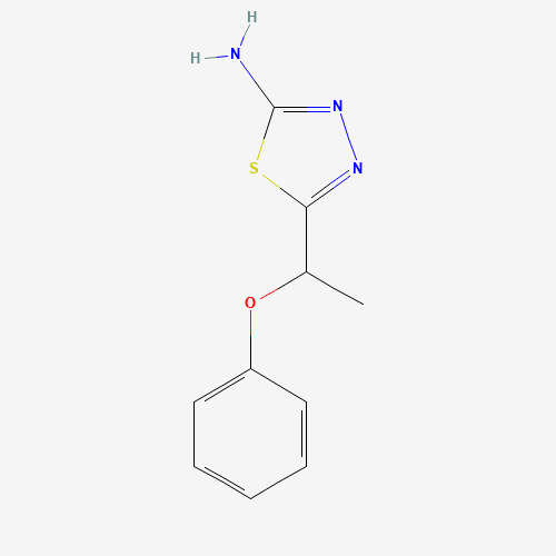 5-（1-苯氧基乙基）-[1,3,4]噻唑-2-乙胺,CAS 76784-70-8,「源叶」P3135847-100mg