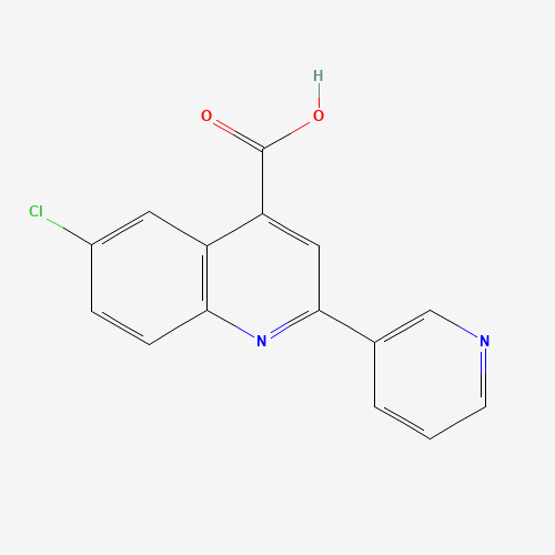 6-氯-2-吡啶-3-羟基喹啉-4-羧酸,CAS 669709-49-3,「Fluorochem」C3710535-5g