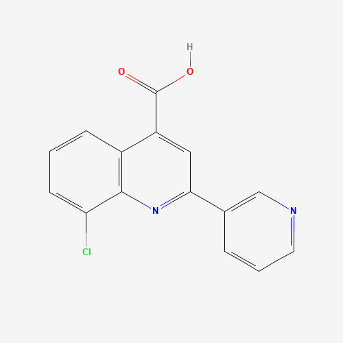 8-氯-2-吡啶-3-羟基喹啉-4-羧酸,CAS 667436-24-0,「Fluorochem」C3805616-1g