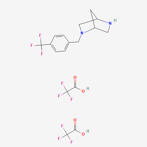（1S_4S）-2-（4-三氟甲基苄基）-2,5-二氮杂双环[222]庚烷二氟乙酸,CAS 1208076-14-5,「Fluorochem」T44630777-1g