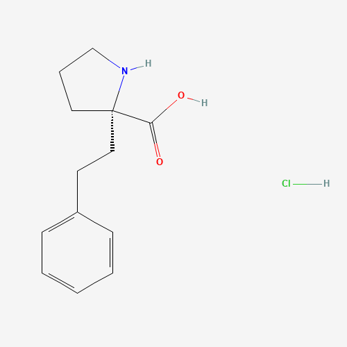 （R） -2-苯基吡咯烷-2-羧酸盐酸盐,CAS 1217684-31-5,「Fluorochem」R45026897-5g