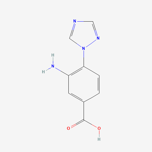 三唑_苯甲酸(C9H8N4O2),CAS 167627-00-1,「源叶」A45089679-50mg