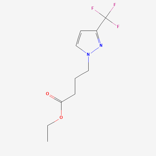 吡唑-丁酸乙酯(C10H13F3N2O2),CAS 1174860-75-3,「Fluorochem」E45602151-5g