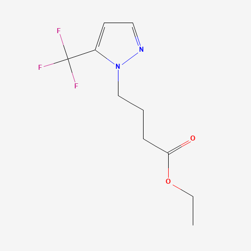 三氟甲基-丁酸乙酯(C10H13F3N2O2),CAS 1174880-02-4,「Fluorochem」E45602152-1g