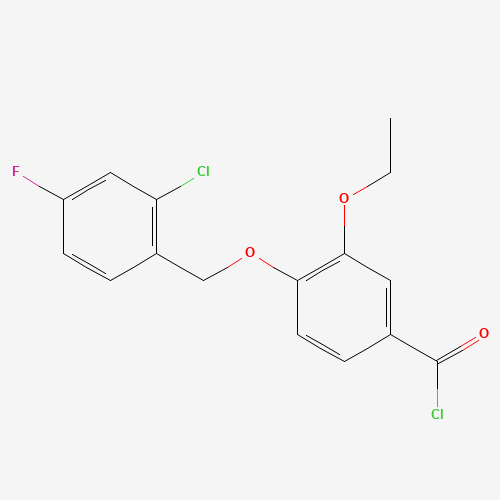 氟苄基-乙氧基苯甲酰氯(C16H13Cl2FO3),CAS 1160251-09-1,「Fluorochem」C46779720-5g