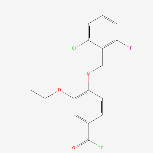 氟苄基-乙氧基苯甲酰氯(C16H13Cl2FO3),CAS 1160260-52-5,「Fluorochem」C46779771-10g
