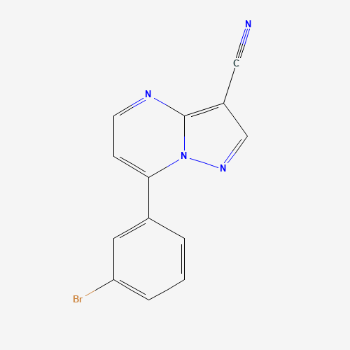 7-（3-溴苯基）吡唑并[1,5-a]嘧啶-3-碳腈,CAS 933054-30-9,「源叶」B46780902-50mg