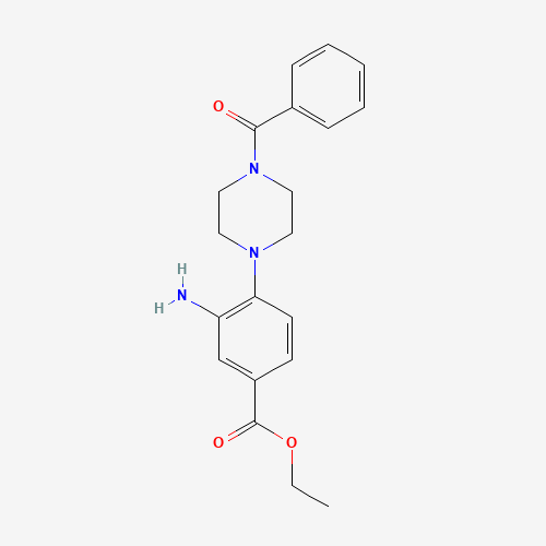 苯甲酰基哌嗪-苯甲酸乙酯(C20H23N3O3),CAS 792946-70-4,「Fluorochem」E4714546-1g
