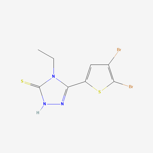三唑_硫醇(C8H7Br2N3S2),CAS 828275-81-6,「Fluorochem」D4775434-5g
