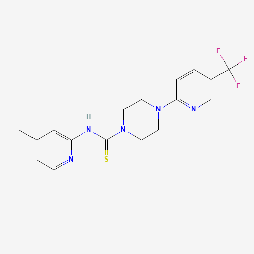 二甲基-哌嗪硫代酰胺(C18H20F3N5S),CAS 1542213-00-2,「源叶」N49853368-5mg