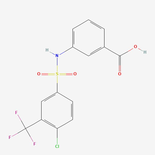 磺酰氨基-苯甲酸(C14H9ClF3NO4S),CAS 612041-76-6,「Fluorochem」C5088357-2.5g