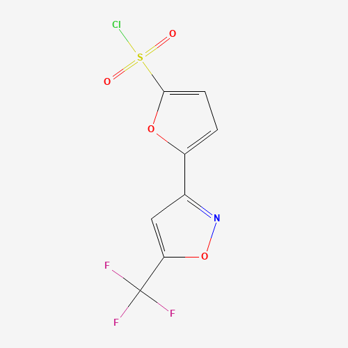 异恶唑基-呋喃磺酰氯(C8H3ClF3NO4S),CAS 1268334-87-7,「Fluorochem」T53212040-1g