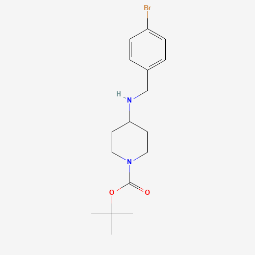 1-Boc-4-（4-溴苄基氨基）-哌啶,CAS 846605-66-1,「Fluorochem」B53255528-1g
