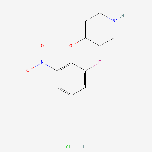4-（2-氟-6-硝基苯氧基）哌啶盐酸盐,CAS 1286264-56-9,「Fluorochem」F53255952-1g