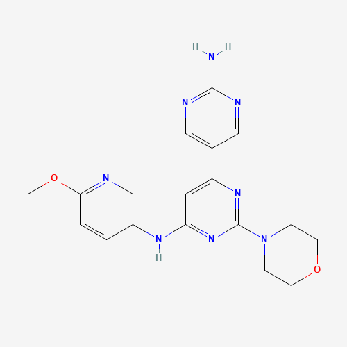 N6-（6-甲氧基吡啶-3-基）-2-吗啉基-[4,5'-联嘧啶]-2'_6-二胺,CAS 944396-88-7,「源叶」N53322732-100mg